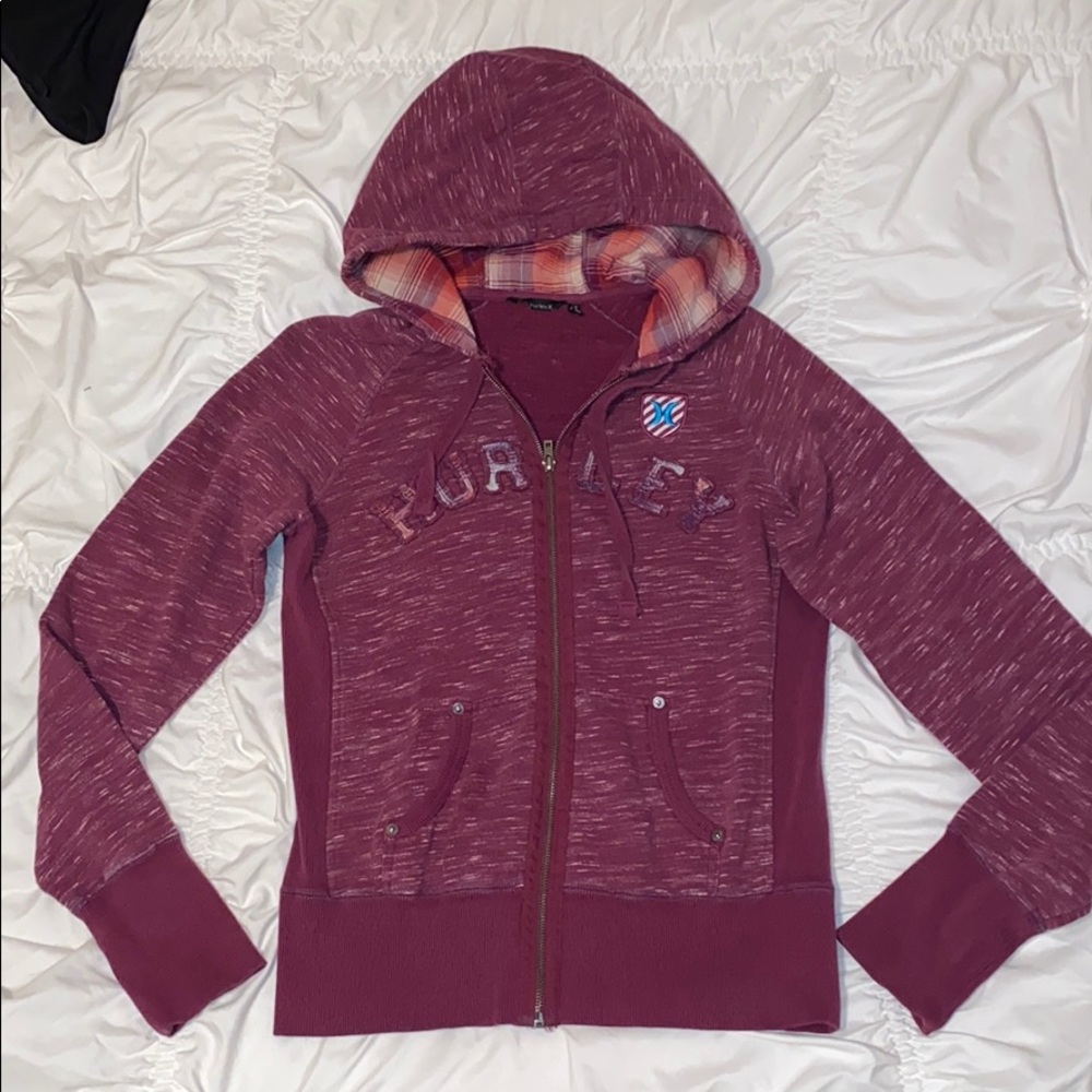 Women’s medium  Hurley zipped hoodie